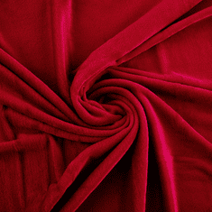 KONDELA TEMPO-KONDELA DALAT VRSTA 1, pliš odeja, rdeča, 120x150 cm