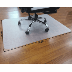 KONDELA Zaščitna podloga pod stolom, pregleden, 120x90 cm, 1,8 mm, ELLIE NOVA VRSTA 10