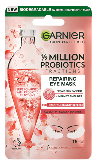 Garnier Skin Naturals Probiotics maska za oči, 6 g