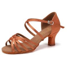 Burtan Dance Shoes Latino plesni čevlji Havana, bež 7 cm, 38