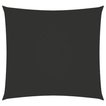 Vidaxl Senčno jadro oksford blago kvadratno 6x6 m antracitno