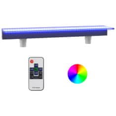 Vidaxl Vodni slap z RGB LED osvetlitvijo, akril, 108 cm