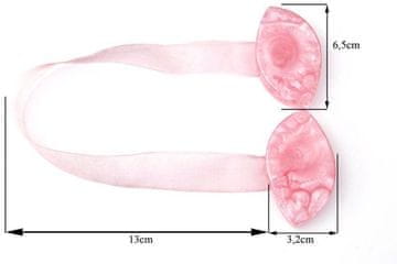 Eurofirany Dekorativna kljuka z magnetom Roza