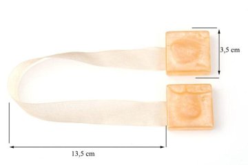 Eurofirany Dekorativna kljuka z magnetom Oranžna