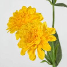 Eurofirany Cvet Natu 92 L 65 cm premera Cvet 4 cm rumena