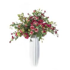 Eurofirany Cvet Natu 120 L 75 cm premera Cvet 5 cm Amarant