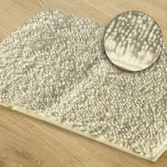 Eurofirany Shaggy kopalniška preproga 50 X 70 cm Cream