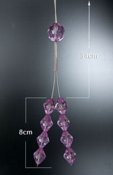 Eurofirany Dekorativni pletenina 12 vijolična