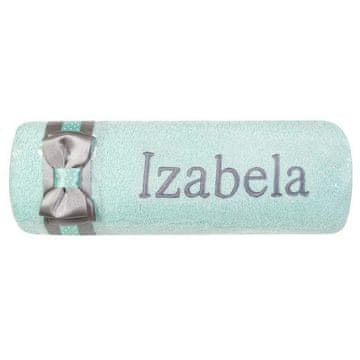 Eurofirany Izvezena brisača Izabela 50X90 cm Mint