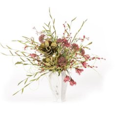Eurofirany Flower Flore 457 L 85 cm Dolžina z listi 45 cm Rumena