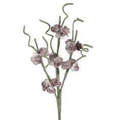 Eurofirany Flower Flore 528 dolžina 75 cm premera cvet 2 cm vijolična