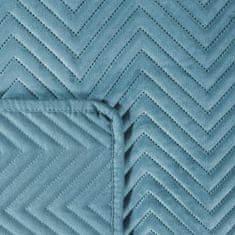 Eurofirany Prevleka za posteljo Sofia 200X220 cm Modra
