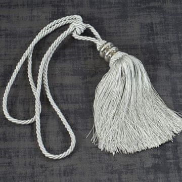 Eurofirany Dekorativna vrvica Monic Dolžina 61 cm Svetlo siva