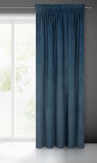 Eurofirany Made-to-merilo Villa zavese na tkanine 140X270 cm Navy Blue