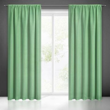 Eurofirany Enobarvna zavesa iz fine tkanine 140 cm x 250 cm