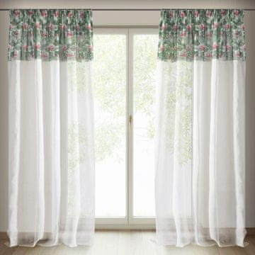 Eurofirany Zračna zavesa iz polprozornega taknina 140 cm x 250 cm