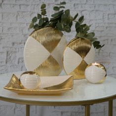 Eurofirany Okrasna vaza Rakel (07) 31X9X31 cm bela