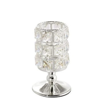 Eurofirany Dekorativni lestenec Hana2 (05) (Fi) 10X18 cm srebrn