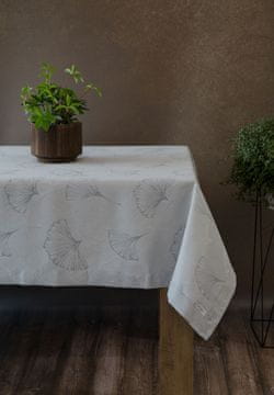 Eurofirany Namizni prt Doris 145X350 cm sive barve