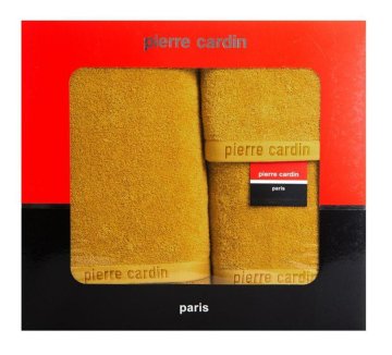 Eurofirany Komplet brisač 3 kosi Evi 30X50 cm, 50X90 cm, 70X140 cm gorčična