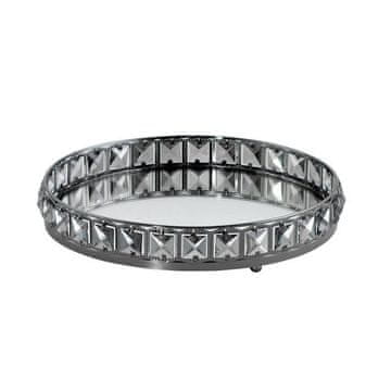 Eurofirany Okrasni krožnik Hana3 (01) (Fi) 32X6 cm črn