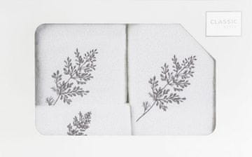 Eurofirany Komplet brisač 3 30X50 cm, 50X90 cm, 70X140 cm bele barve