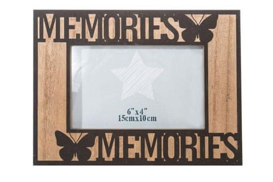 Eurofirany Leseni dekorativni okvir Home (02) 17X22X2 Natural