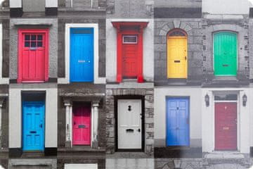 Eurofirany Podloga za vrata 30X43 cm Večbarvna