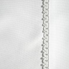 Eurofirany Namizni prt s srebrno obrobo, pakiran v dimenzijah 145 cm x 400 cm