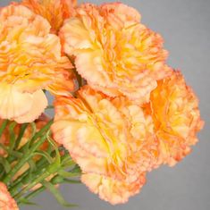 Eurofirany Cvet Natu 193 L 40 cm premera Cvet 9 cm oranžna