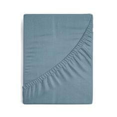 Eurofirany Prevleka za posteljo z elastiko Jersey D91 240X220 Cm, višina 30 Cm Temno modra