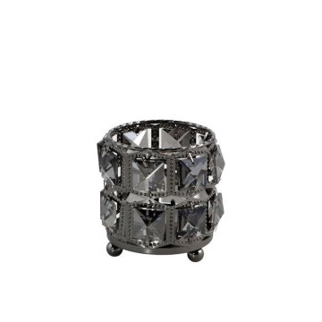 Eurofirany Dekorativni lestenec Hana3 (02) (Fi) 10X9 cm črn