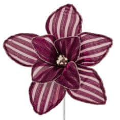 Eurofirany Okrasni božični cvet 51D (Fi) 24 cm bordo