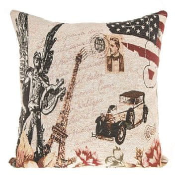 Eurofirany Mesto 04 prevleka za vzglavnik 40X40X8 cm Naravna