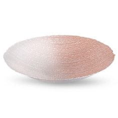 Eurofirany Abra Steklena dekorativna skleda (01) (Fi) 30X6 cm bela