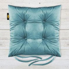 Eurofirany Blazina za stol "Velvet" 40X40X8 cm morje