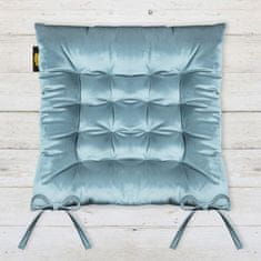 Eurofirany Blazina za stol "Velvet" 40X40X6 cm modra