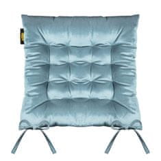 Eurofirany Blazina za stol "Velvet" 40X40X6 cm modra