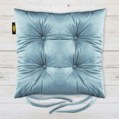 Eurofirany Blazina za stol "Velvet" 40X40X8 cm modra