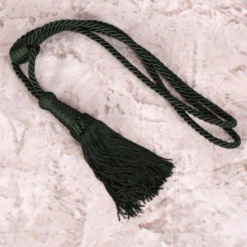 Eurofirany Okrasna vrvica 4036 Dolžina 58 cm Zelena steklenica