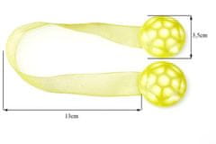 Eurofirany Dekorativna kljuka z magnetom Rumena