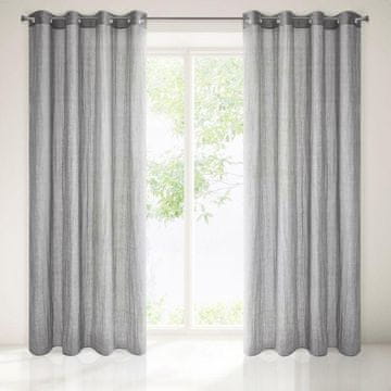 Eurofirany Enobarvna zavesa iz fine tkanine 140 cm x 250 cm