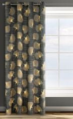 Eurofirany Tiskana žametna zavesa 140 cm x 250 cm
