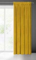 Eurofirany Lahka žametna zavesa v mehki barvi 140 cm x 270 cm