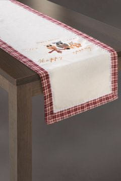 Eurofirany Eleganten tekač, okrašen z odprtino v velikosti 45 cm x 150 cm