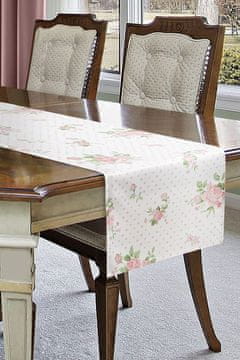 Eurofirany Dekorativni namizni tekač v idiličnem slogu 40 cm x 180 cm