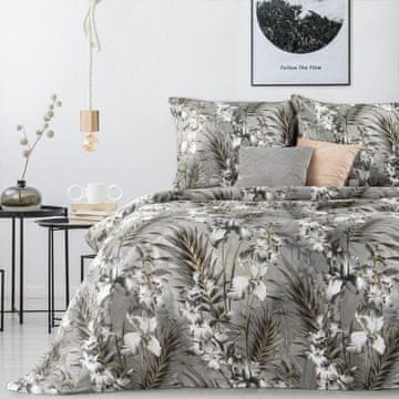 Eurofirany Natisnjen satenast posteljni set 160cm