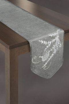 Eurofirany Božični namizni tekač v navadni barvi 33 cm x 180 cm