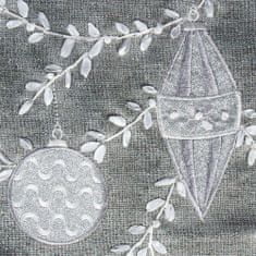 Eurofirany Božični namizni tekač v navadni barvi 33 cm x 180 cm