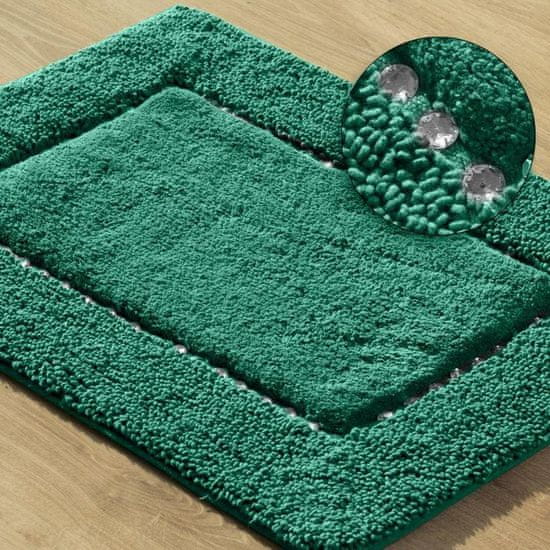 Eurofirany Kopalniška podloga Chic 60X90 cm Temno zelena